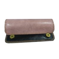 Καπνοθήκη Δερματίνη Amalia | Soft purple – Black | CA-19
