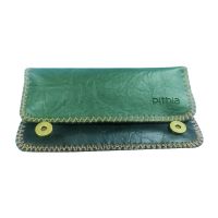 Καπνοθήκη Δερματίνη Amalia | Olive green – Black | CA-25