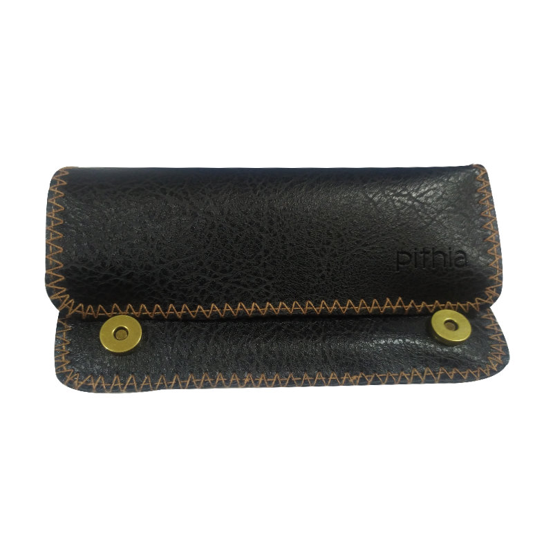 Καπνοθήκη Δερματίνη Amalia | Black Classic – Black | CA-30