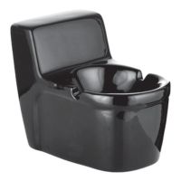 1-1018 Τασάκι τουαλέτα μαύρο