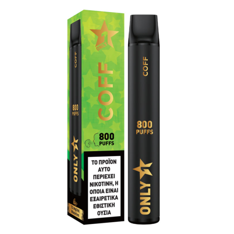 Only1 800 Puffs Coffee Kiss 2ml