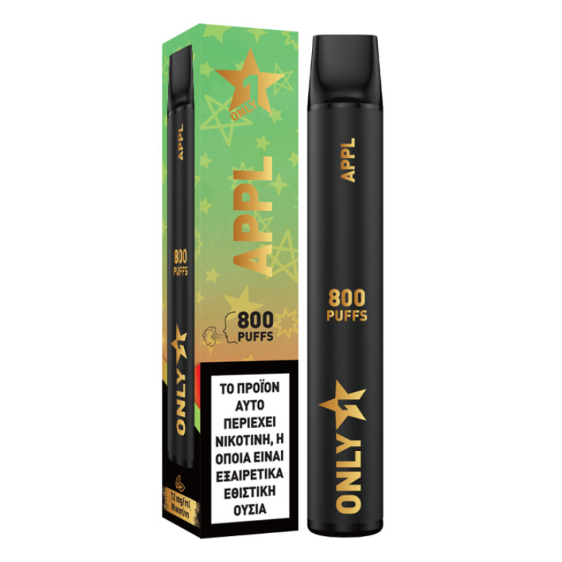 Only1 800 Puffs Apple 2ml