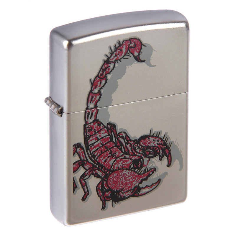 205 Red Scorpion Satin Chrome
