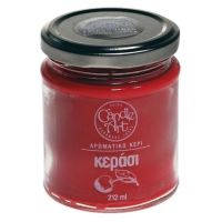 Candle n’Art Αρωματικό Κερί σε Βάζο με Άρωμα Με Αιθέρια Έλαια Κεράσι 212gr