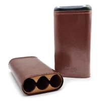 Θήκη Πούρων Δερμάτινη Καφέ David Ross S024