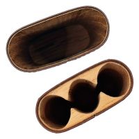 Θήκη Πούρων Δερμάτινη Καφέ David Ross S024