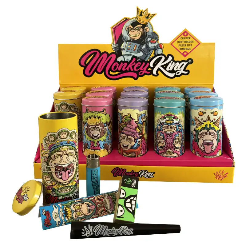 Monkey Pack Round Tinbox