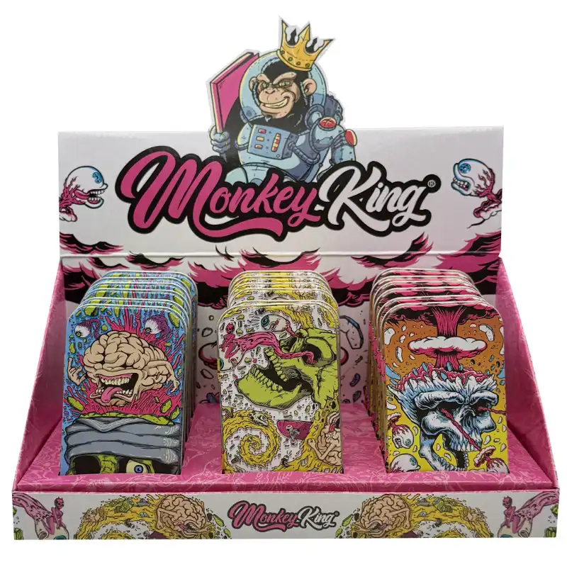 Monkey Tin Box Skull